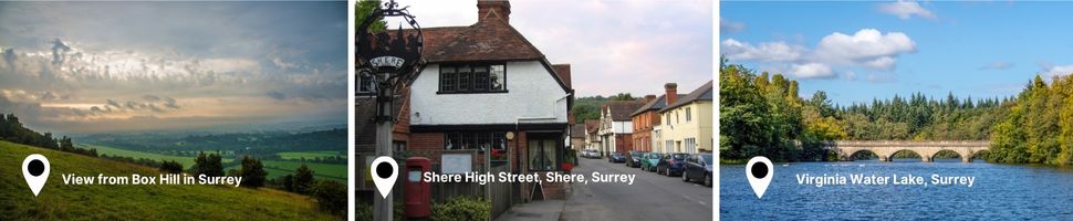 Images from around the county of Surrey